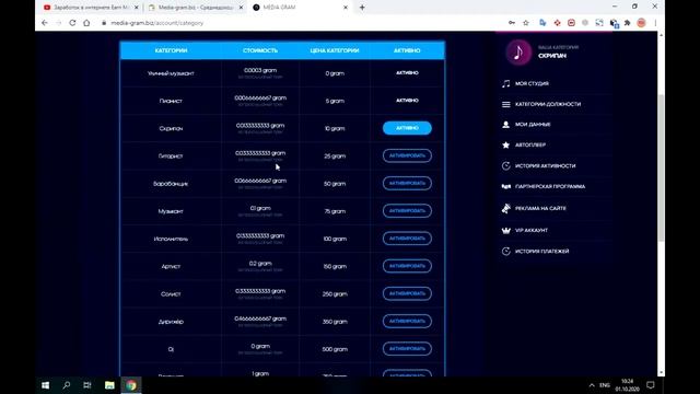 MEDIA GRAM BIZ ОБЗОР И ОТЗЫВЫ MEDIA GRAM ЗАРАБОТОК НА ПРОЕКТЕ смотреть онлайн