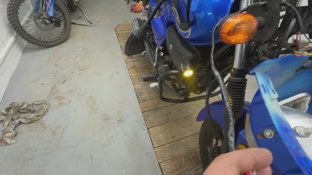 Подключение доп. света на мопед Sigma