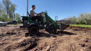 Челюстной ковш против плотного грунта | мини погрузчик IRSA