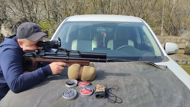 Kruger Gun Крюгер снайпер 6.36   Обзор пуль разный вес