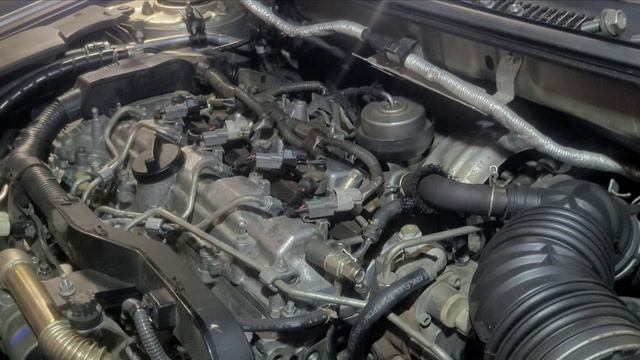 Проверка форсунок на слив в обратку#тойота#авенсис#2.2D- смотреть онлайн