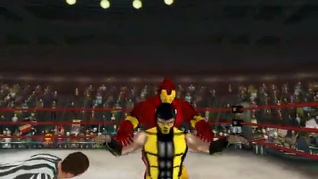 Iron Man vs Scorpion Железный Человек против Скорпиона Wrestling MPire смотреть онлайн