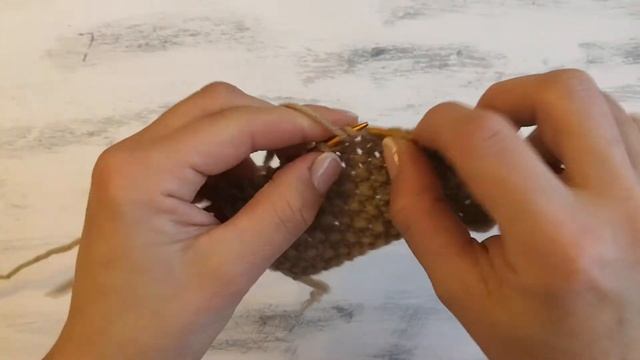 Жемчужный узор спицами смотреть онлайн