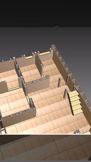 Дом 6х7,5 #barn #youtubeshorts смотреть онлайн