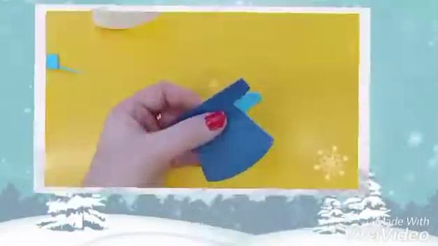 Новый год.Поделка из бумаги. смотреть онлайн