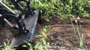 Гусеничный погрузчик Landformer КУБ 300 - планируем заросший