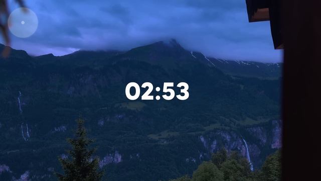 2 часа StudyWithMe Switzerland Foggy Mountains  Calm LOFI Music - Pomodoro 25/5