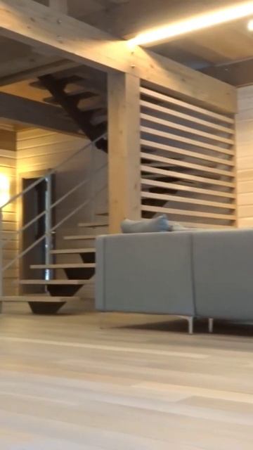 фахверк в Уральском лесу.