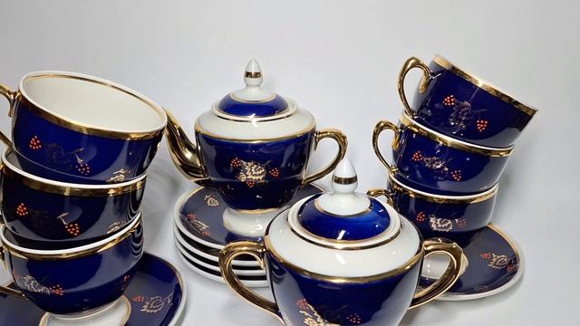 Новый винтажный чайный сервиз 