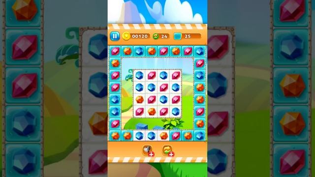 Прикольная 👍 игра три в ряд смотреть онлайн