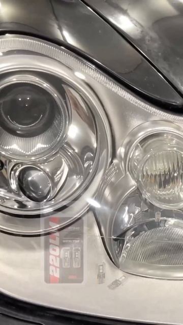 УСТАНОВКА АВТОСВЕТА ОТ «OPTIMA LIGHT» НА PORSCHE CAYENNE I (955) #shorts смотреть онлайн