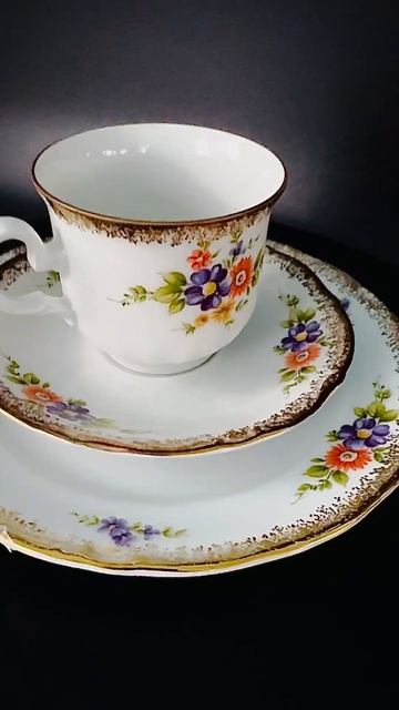 Чайное трио фарфор Германия Винтерлинг #winterling #porcelain #в