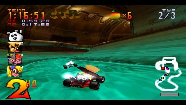 Crash Team Racing на 101% #7: Токен Sewer Speedway.