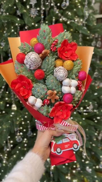 Еловая веточка из зефира🎄 смотреть онлайн