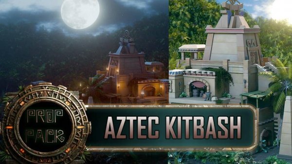 Blender Aztec Jungle Temple 3D Modular Pack