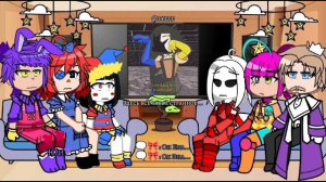 • Characters Amazing Digital Circus react to Ena 1/1 ||Ena and Digital circus|| ||Юи♥|| •