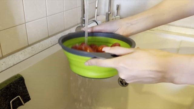 Дуршлаг складной силиконовый от Honey Kitchen смотреть онлайн
