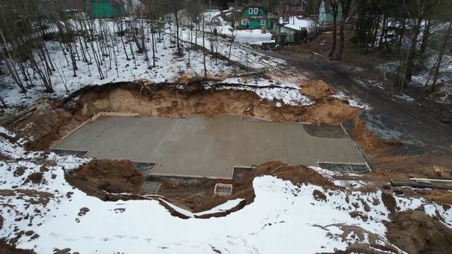 Подготовка под плитный фундамент 115м3 смотреть онлайн