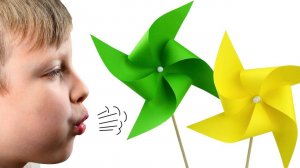 Ветряная вертушка из бумаги легко и просто. Игрушка своими руками весна лето