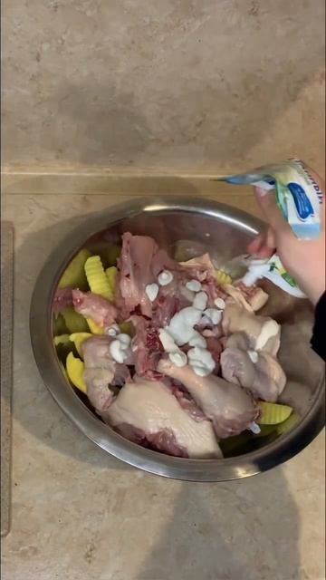 Запеченная курица с картошкой 🍗😋