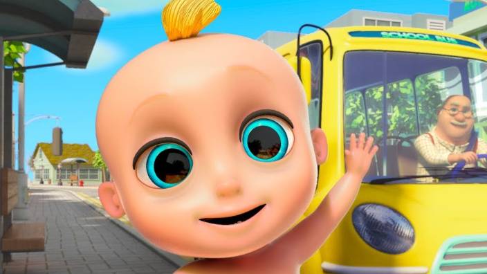 Видеопесенка для детей.Колеса на автобусе. Песенка про автобус