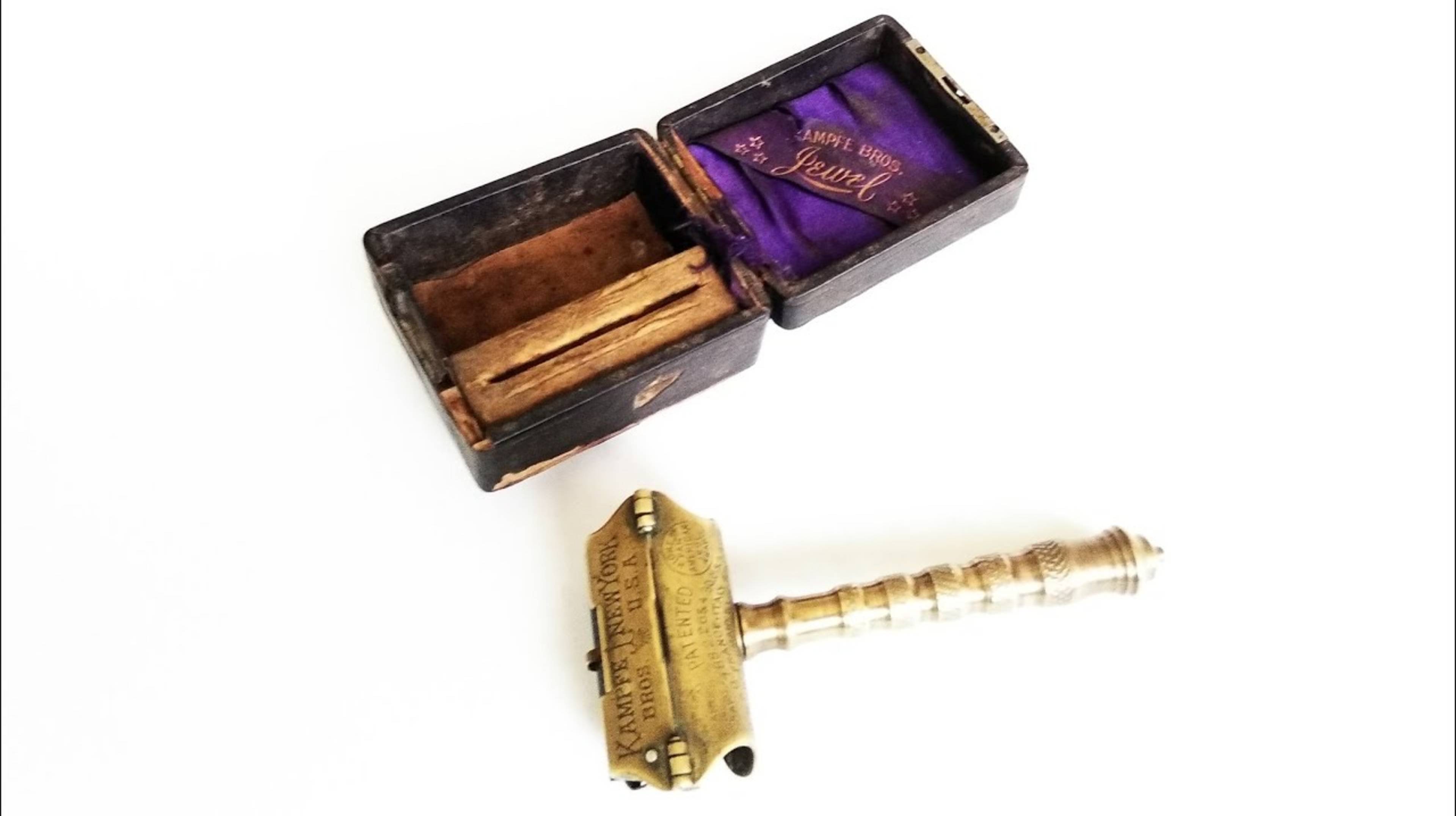 Бритва 1901 года KAMPFE BROS STAR RAZOR SAFETY смотреть онлайн