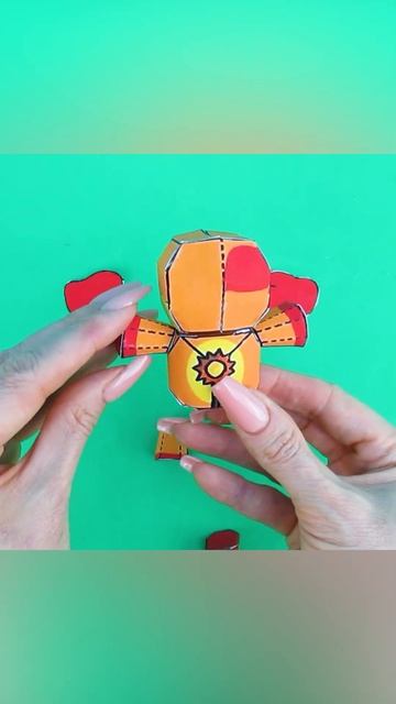 Как сделать ДогДея фигурку из бумаги смотреть онлайн