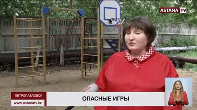 В СКО члены СМГ выявили бракованные детские площадки ? смотреть онлайн