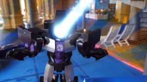 Роботы Трансформеры в Аквапарке. Мегатрон – Повелитель Молний? Игры битвы в видео шоу Акватим