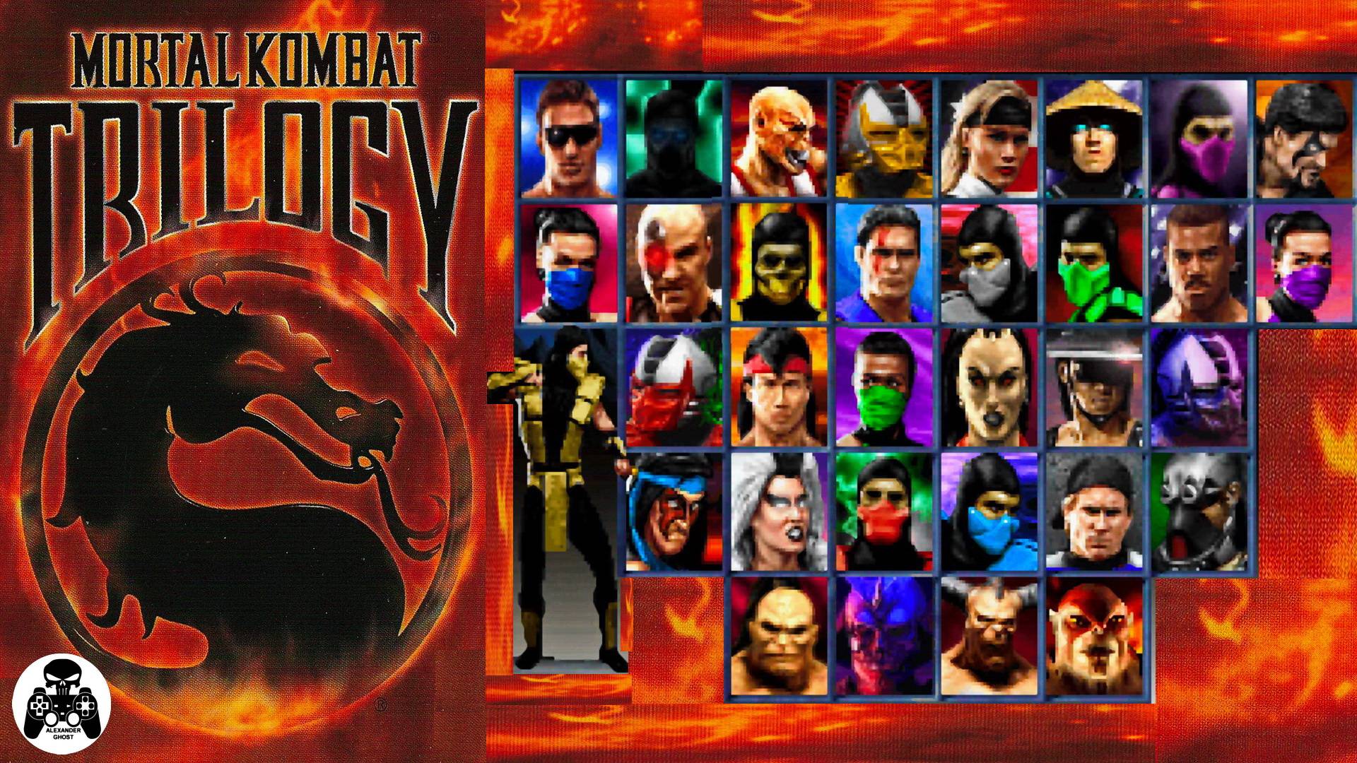 Mortal Kombat Trilogy Sony Playstation (PS1) прохождение Scorpion + (демонстрация всех Fatality)