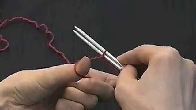 Вязание спицами. Набор петель смотреть онлайн