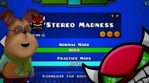 Гена не смог пройти Stereo madness в Geometry dash! Барбоскины Геометря Даш!