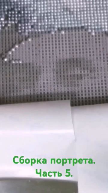 Алмазная мозаика. Сборка портрета. Ч. 5 #алмазнаямозаик смотреть онлайн
