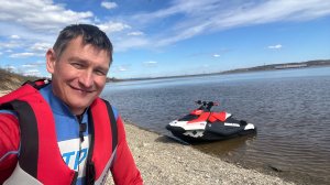 Пермь Гидроцикл see doo BRP SPARK 2025 подготовка и первый выезд,открыл водный сезон река Кама