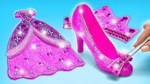 🧜Своими руками: Блестящий наряд Ариэль из глины и кристаллов 👑