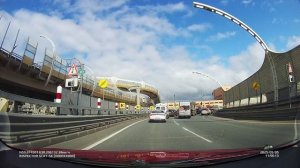 питер дорога, вид из машины