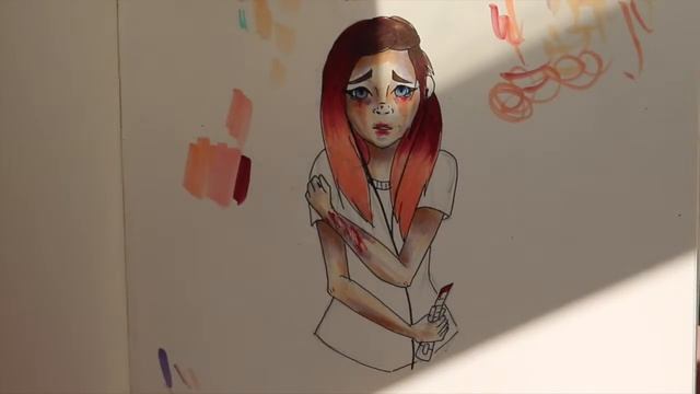 Депрессивный спидпэйнт| Speedpaint смотреть онлайн