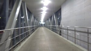 Лифты КМЗ Протоны в надземном переходе между перегоном МЦК Коптево - Балтийская