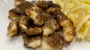 Жаренные сморчки. Очень вкусно!