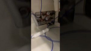 Промывка накопительного бака системы обратного осмос