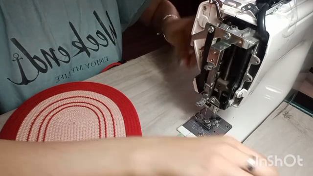 Шитье и крепление клапана.