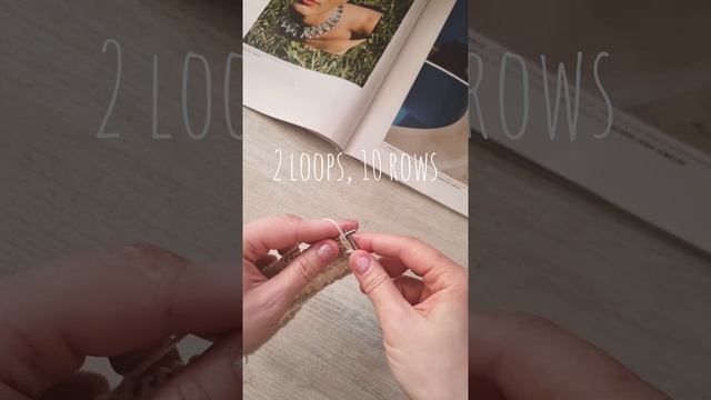 Узор на основе жемчужной резинки❤️🧶knitting pattern. смотреть онлайн