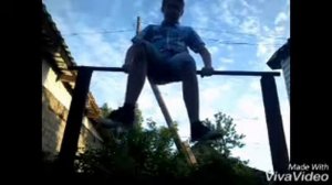 Обучающий урок : как научиться делать стульчик перевород назад  на турнике