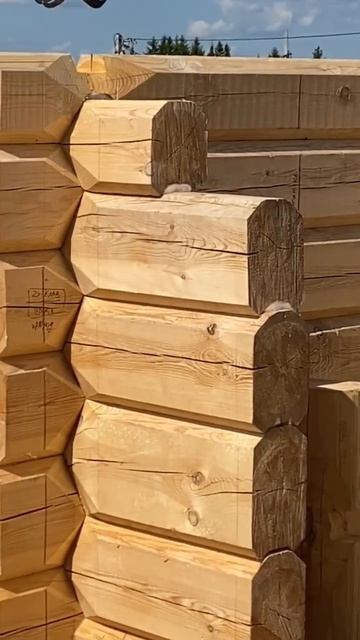 Монтаж сруба из лафета смотреть онлайн