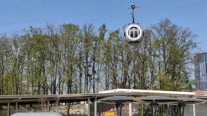 Москва. Прогулка по ВДНХ. Новый аттракцион «Авиатор» (21.