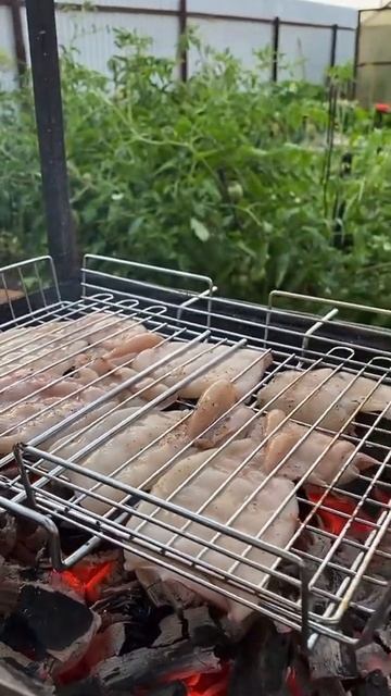 Кальмары на мангале🔥 смотреть онлайн