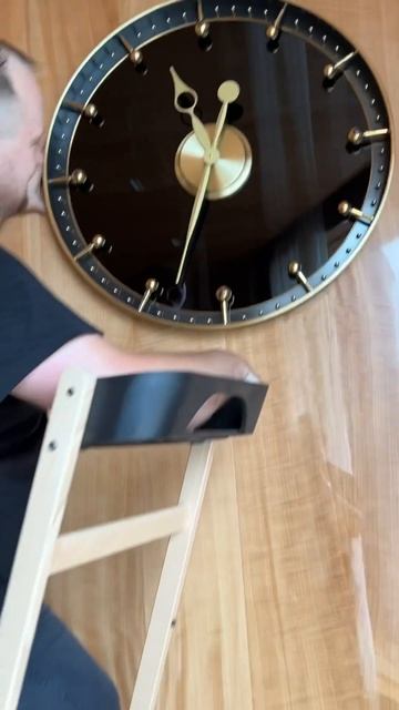 Изготовили из латуни часы и монтируем их на объекте👌