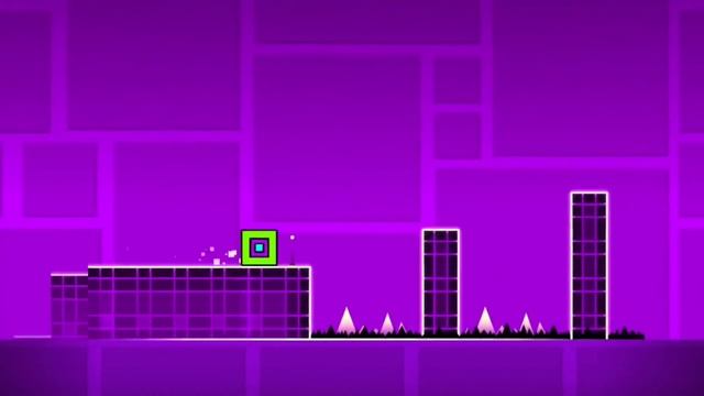 Geometry Dash: первый уровень Stereo Madness со всеми монетами! смотреть онлайн