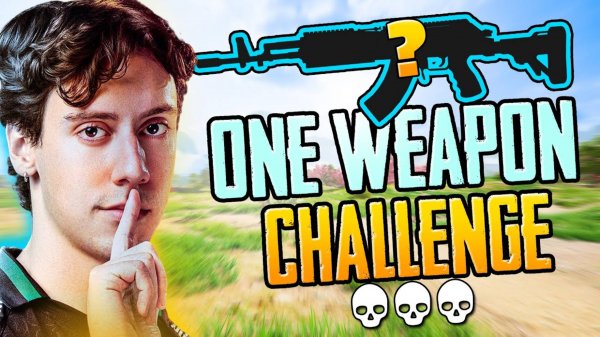 TGLTN Attempts PUBG ONE WEAPON ONLY CHALLENGE