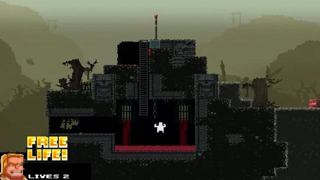 BROFORCE. Прохождение на Харде. 11-15 локации